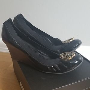 Tori Burch wedge heels like new size 10.5